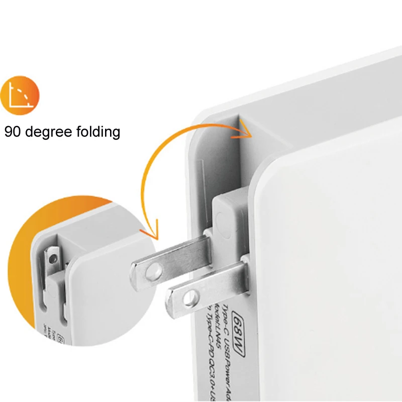 Адаптер питания USB Type-C 68 Вт 1 шт. | Электроника