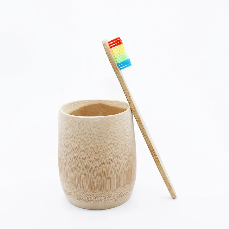 

Colorful Toothbrush Natural Bamboo Tooth Brush Set Soft Bristle Charcoal Teeth Eco Bamboo Toothbrushes Dental Oral Care