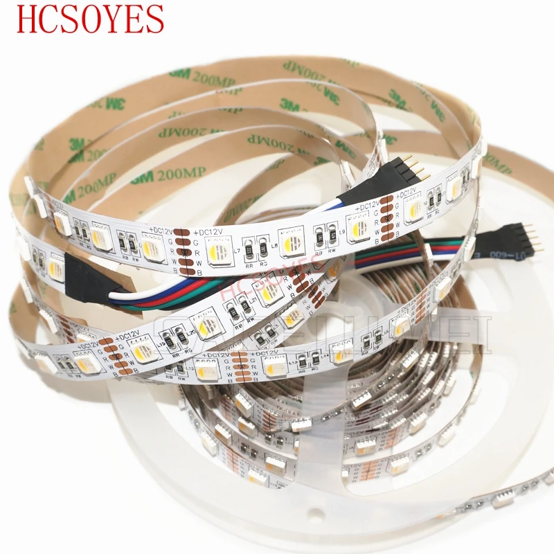 5M DC12V SMD 5050 Светодиодная лента RGBW /RGBWW 60 Светодиодный s/m 4 цвета в 1 светодиодный чип
