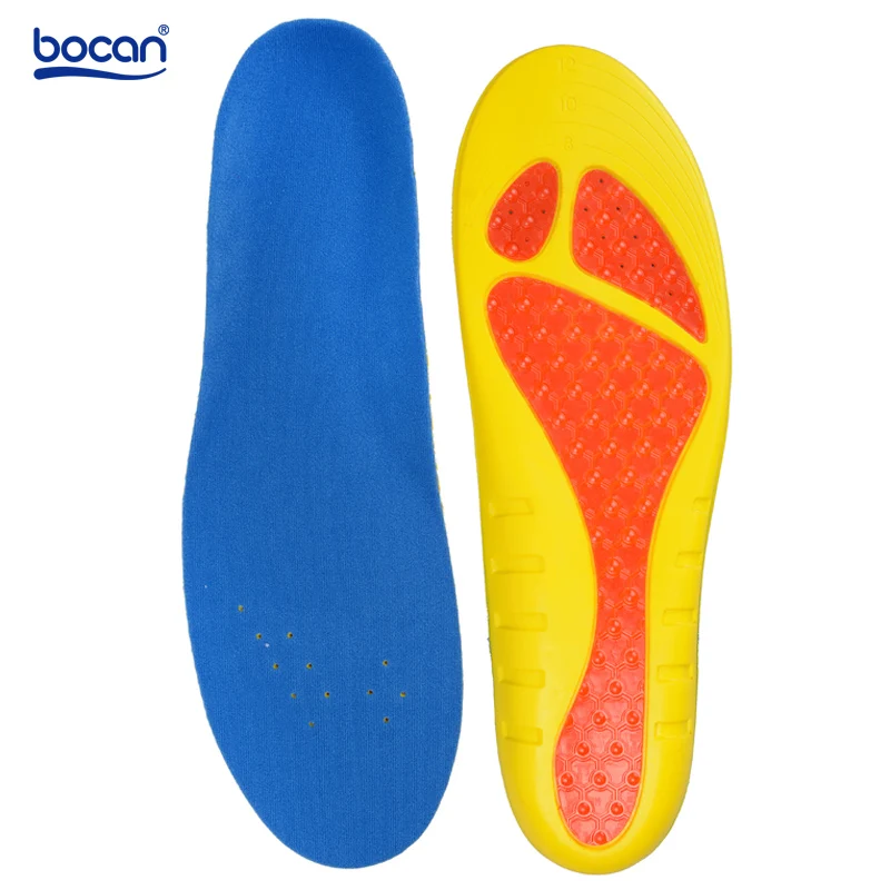 Bocan insoles for shoes shock absorption breathable insoles light weight for men and women shoe inserts