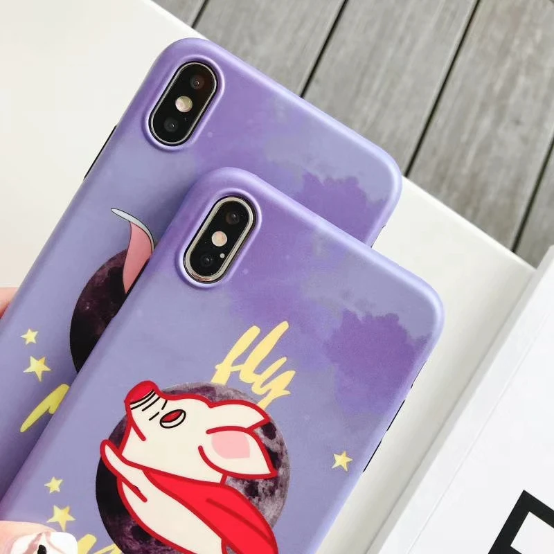 Милый чехол для Apple iphone 6 6s 7 8 Plus X XR XS Max задняя крышка 6plus 7plus 8plus XSMax мягкие чехлы из
