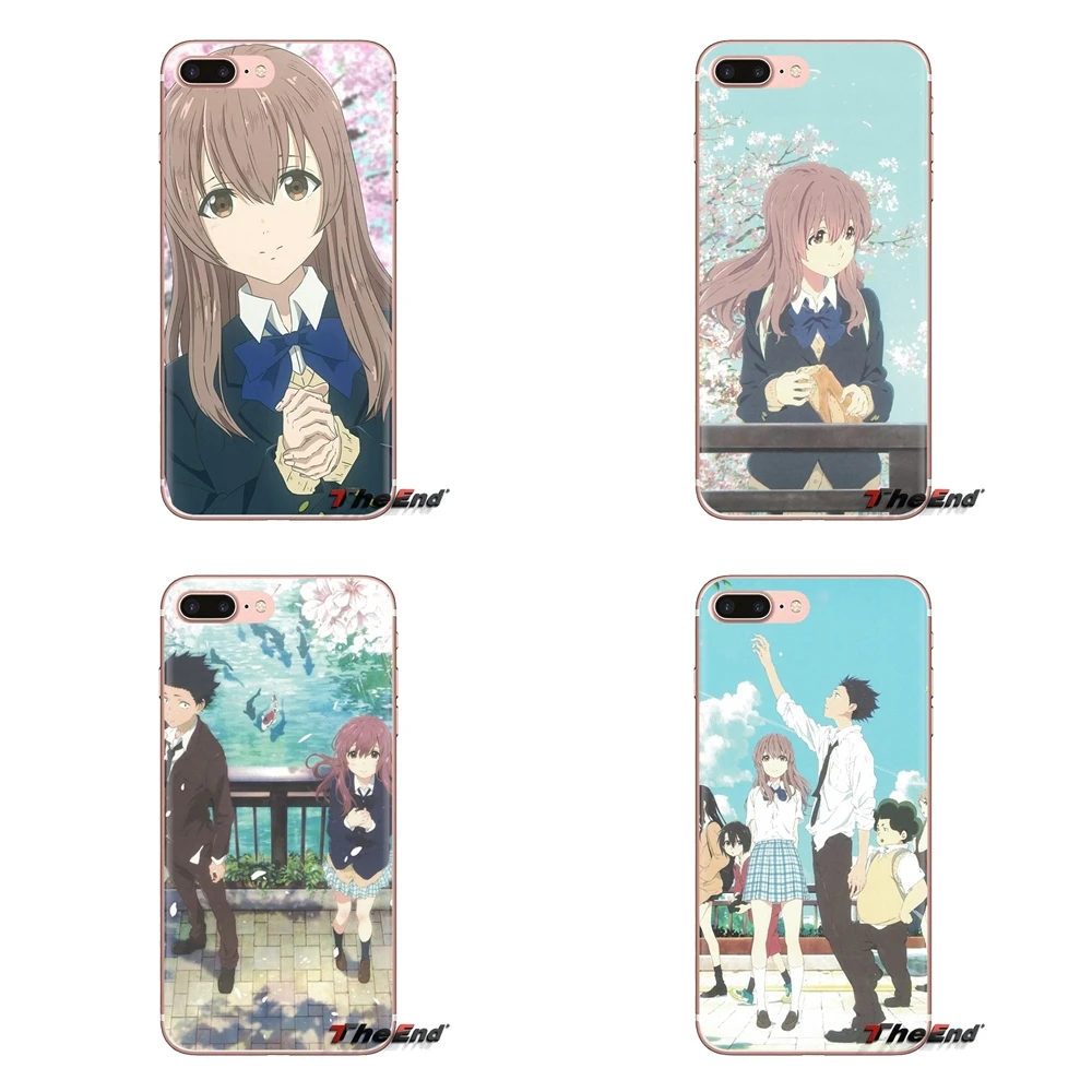 Мягкие прозрачные чехлы для iPod Touch Apple iPhone 4 4S 5 5S SE 5C 6 6S 7 8 X XR XS Plus MAX anime A Silent Voice |