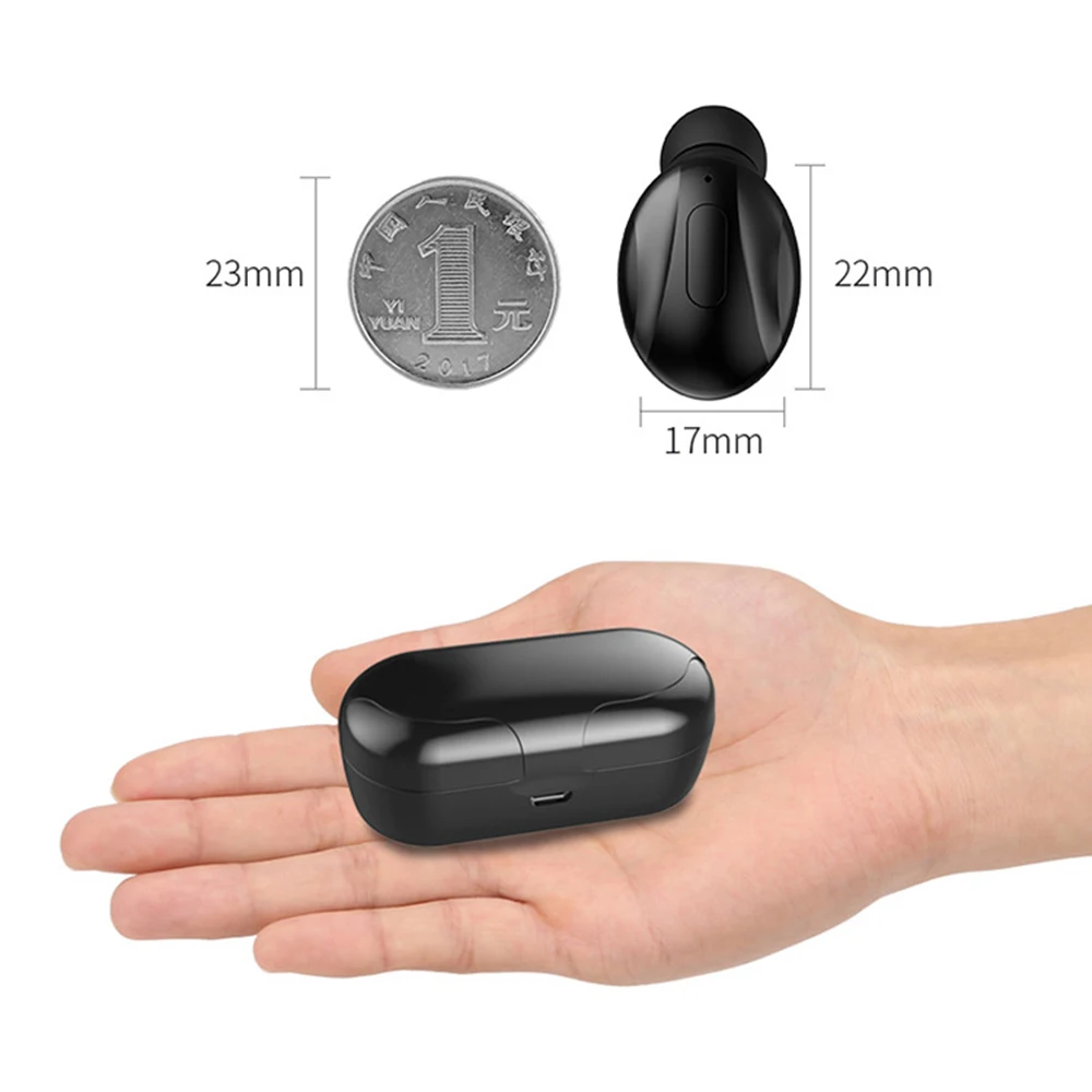 Новинка беспроводные мини bluetooth-наушники TWS мобильные наушники с зарядным