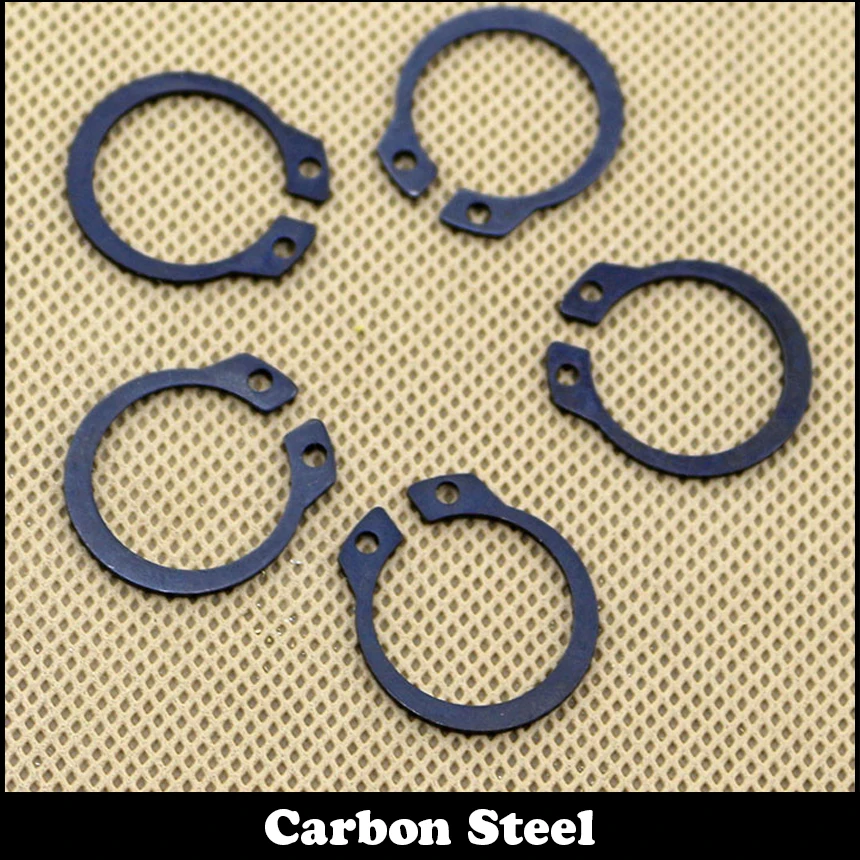 M14 M15 M16 Black Carbon Steel Mn65 Washer DIN471 C Type Snap Retaining Ring For 14mm 15mm 16mm Outside External Shaft Circlip |