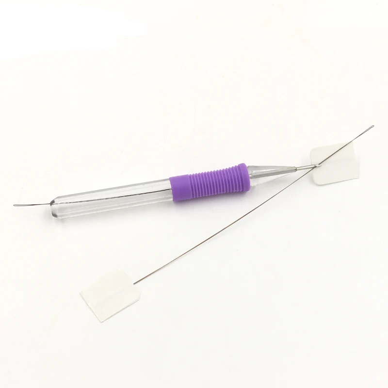1set Magic Embroidery Pen Interchangeable Punching Needles Stitches Weaving Tool DIY Knitting Accessories Tools | Дом и сад