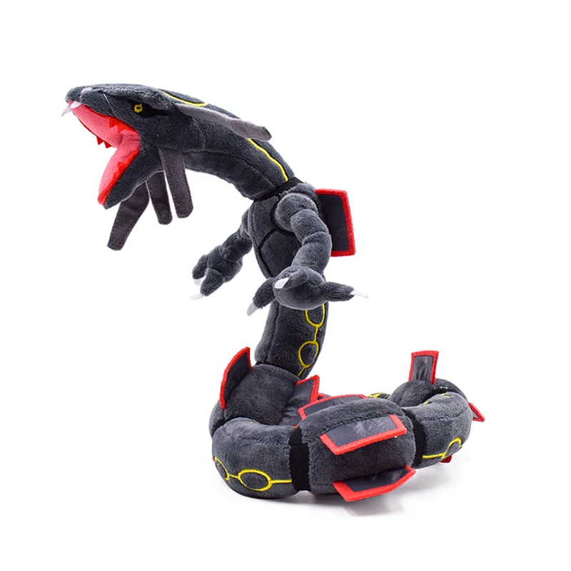 31," 80 см горячие игрушки Rayquaza кукла аниме коллекционные плюшевые куклы мягкие животные лучшие подарки мягкие горячие игрушки - Цвет: Black