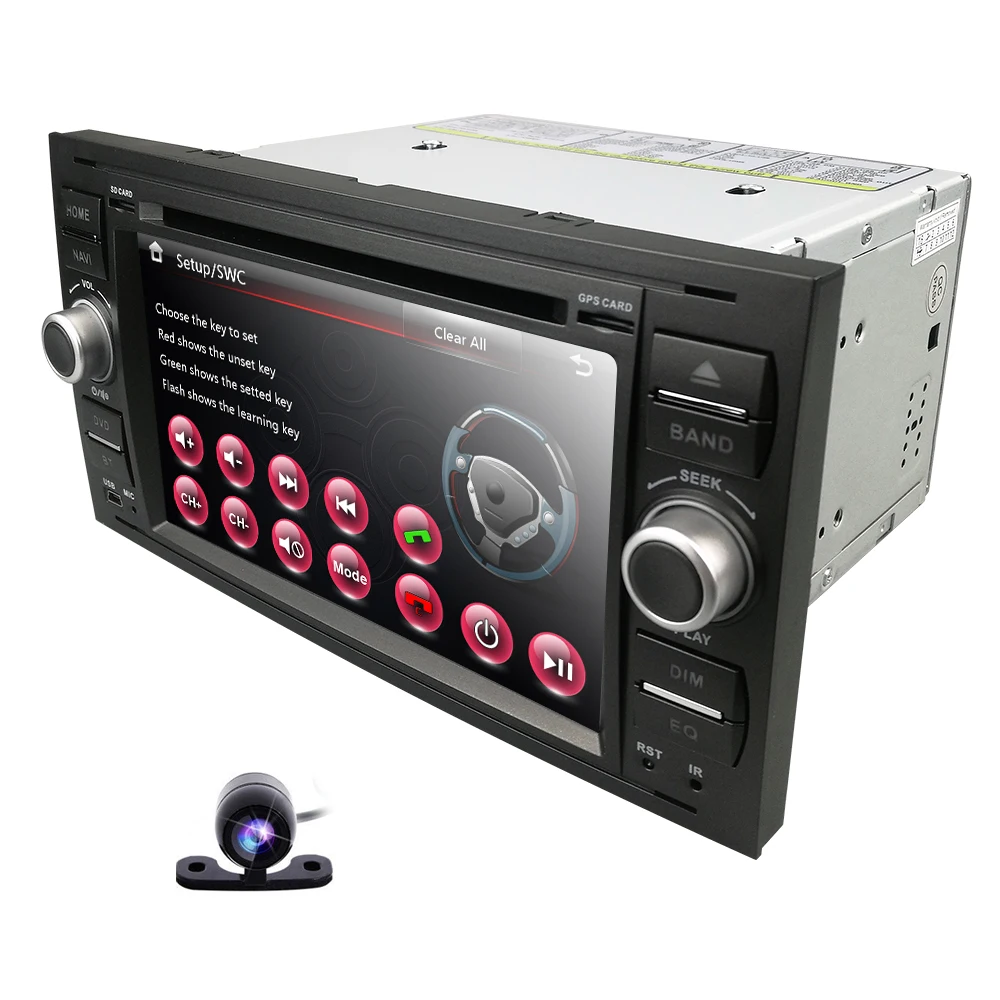 IPS 2din 7'⟊r DVD для Ford Mondeo S-max Focus C-MAX Galaxy Fiesta transit Fusion Connect multimedia player Autoaudio Radio GPS |
