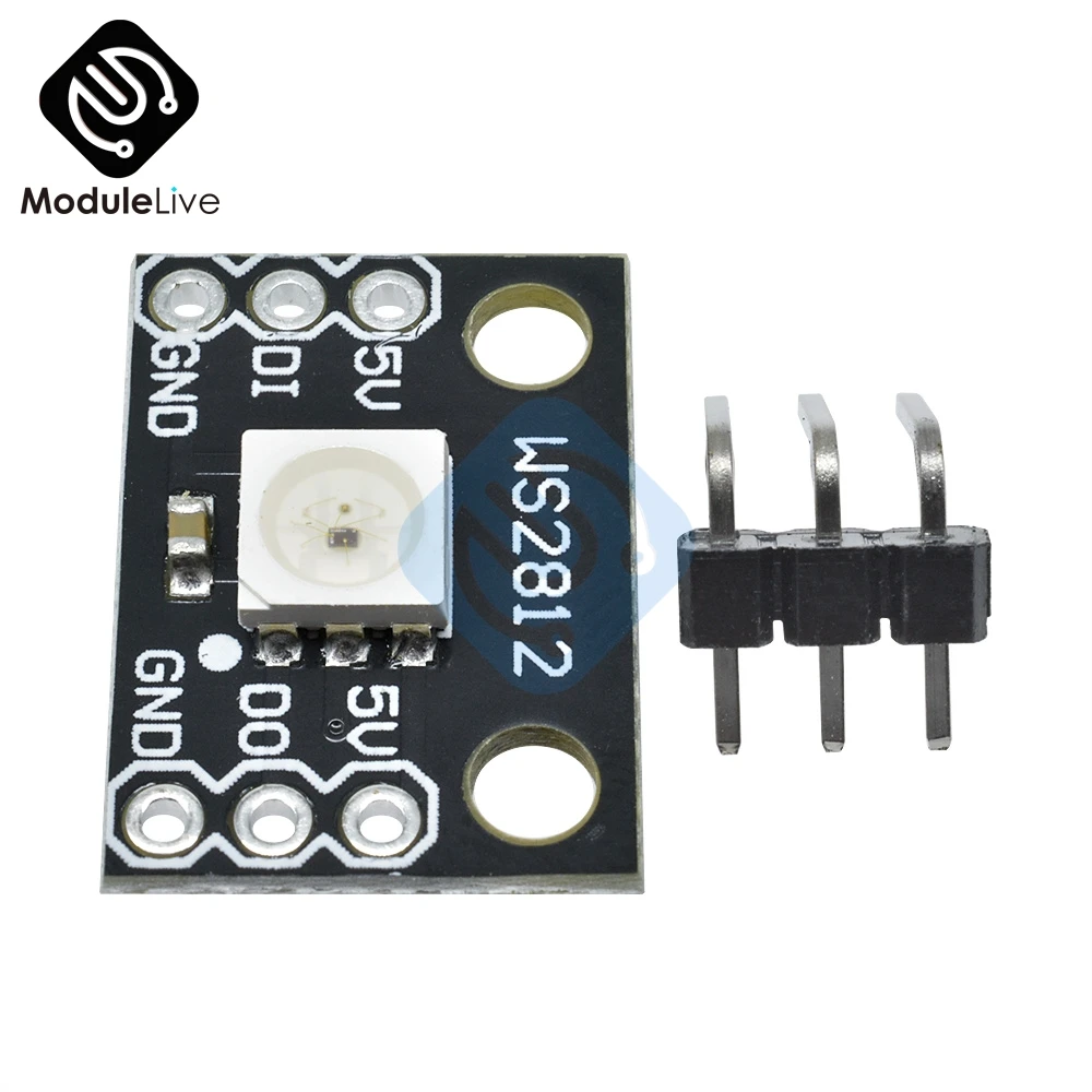 WS2812 Diy Kit Электронная печатная плата RGB светодиодный Breakout электронный модуль