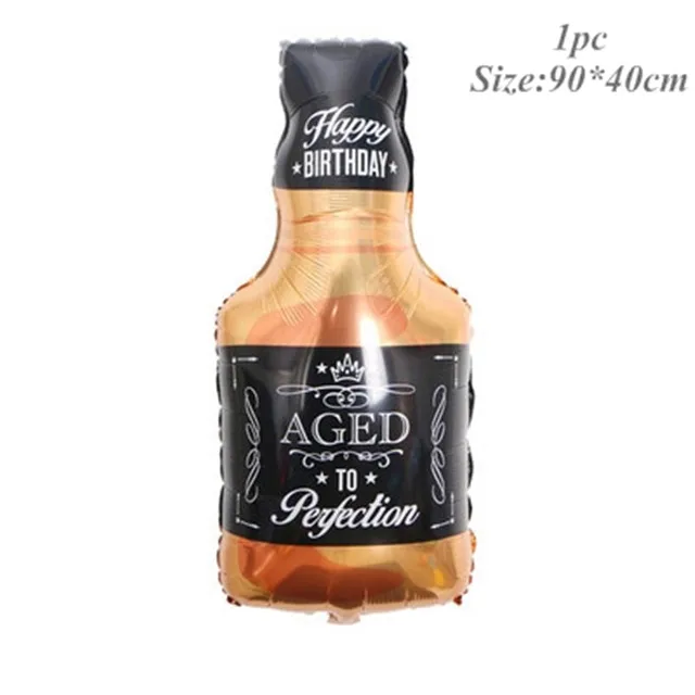 Whiskey 1 шт пивная чашка фольга фон для фотосессий-воздушный шар для вечерние принадлежности, день рождения украшения для взрослых - Цвет: Whiskey