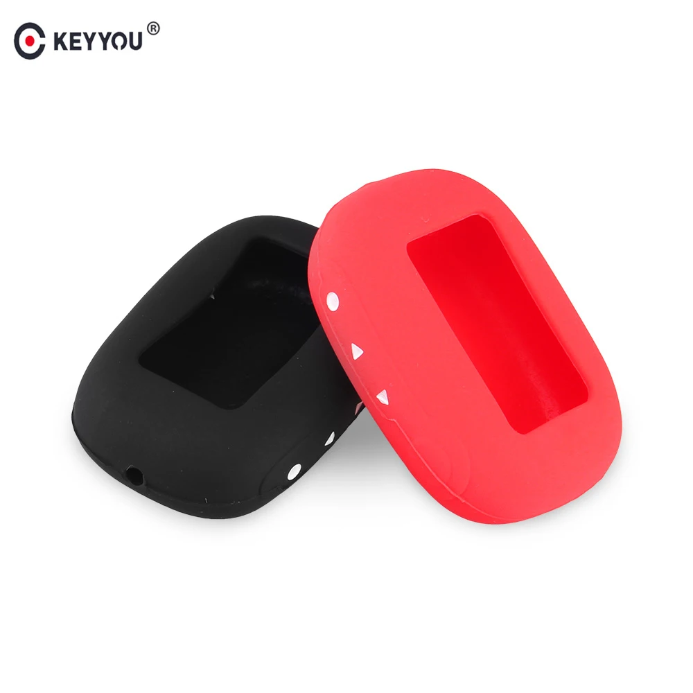

Силиконовый чехол-брелок KEYYOU, для автомобильной сигнализации Starline B92 B93 B94 B62 B64, двухсторонний ЖК-силиконовый чехол