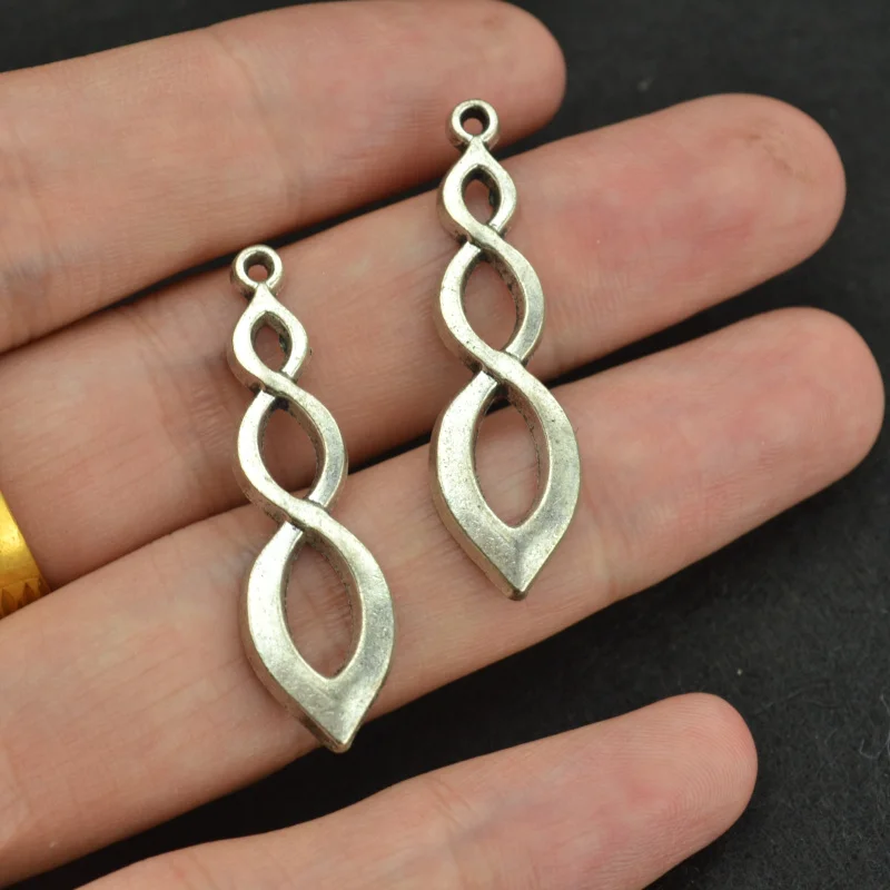 15 шт. Бесплатная доставка Ретро Подвески серебряного цвета diy иных металлических