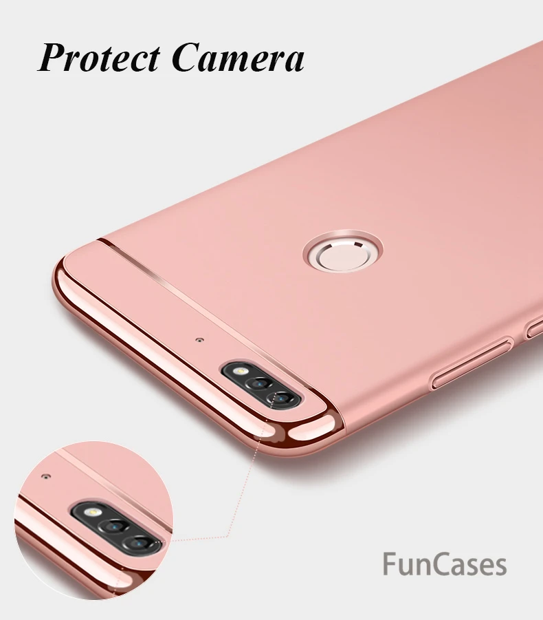 Противоударный чехол для huawei mate 20 Lite Pro honor7C Y7 Prime 7A Y6 Y9 2018 полное покрытие защита