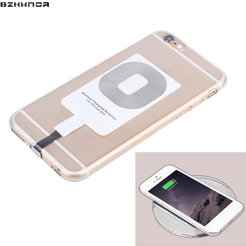 SZHXNOR Qi Беспроводное зарядное устройство зарядный приемник для iPhone 5 5S 6 S PLUS 7 8 X