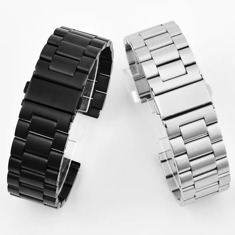 Ремешок из нержавеющей стали для Samsung Gear S3 Classic/S3 Frontier/galaxy watch регулируемый браслет