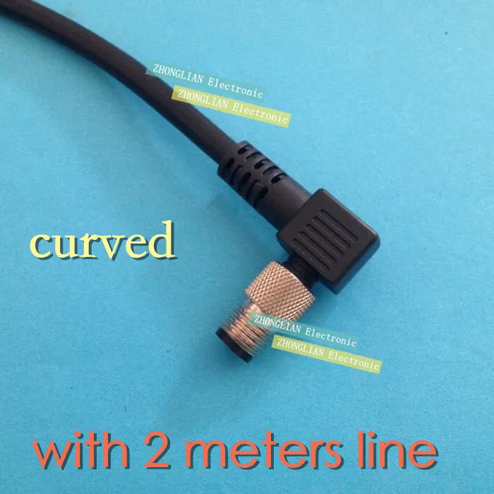 

1pcs/lot M8 plug elbow L type sensor connector male and female connector 3 core 4 core waterproof (line 2 meters)