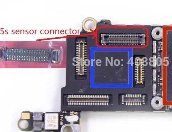 Оригинальный разъем FPC для iPhone 10 шт./лот новинка сенсоров 5 5C J1 Фронтальная