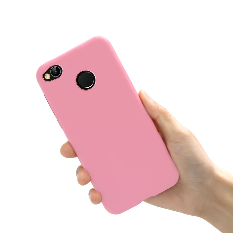 Силиконовый чехол для Xiaomi redmi 4X 4 X мягкий бампер из ТПУ 5 0 дюйма карамельного цвета