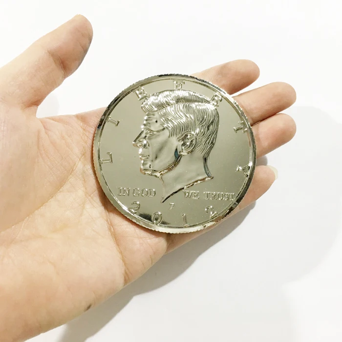 1 шт. 3 дюймов монета нам полдоллара/крупным планом этап улица фокусы