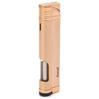 strip jet butane cigar lighter torch turbo pipe lighter cigarette 1300 c fire windproof no gas