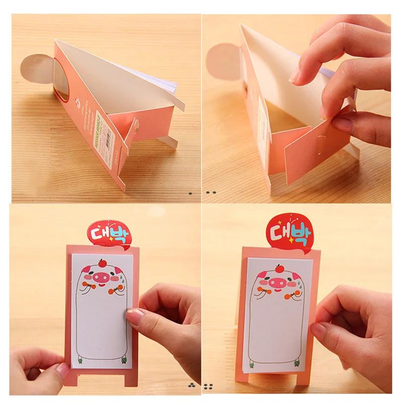 1 шт. милые животные Примечание стикеры семья удобство наклейки размещены