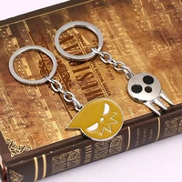 5pcslot wholesale soul eater keychain souleater death the kid pendant key ring car key chains holder chaveiro jewelry men women