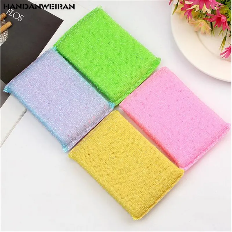 4 шт., цветные губки, не прилипающие, 1,5x8,5x1,3 см