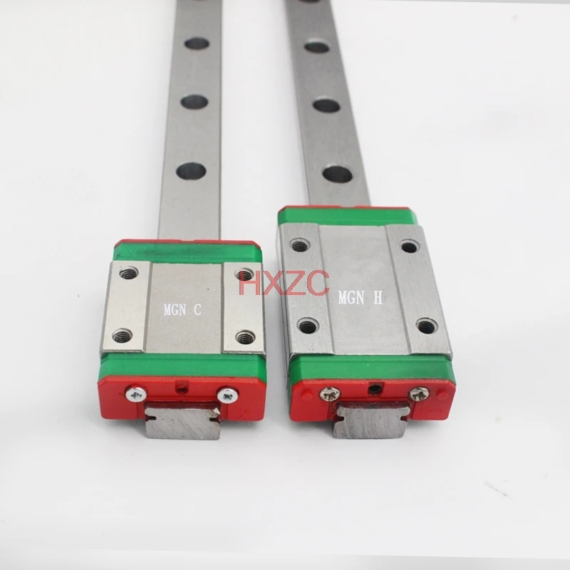 Hxzc MGN7 MGN9 MGN12 MGN15 300 350 400 450 500 600 800 мм миниатюрные линейные рельсы горка 1pcMGN9