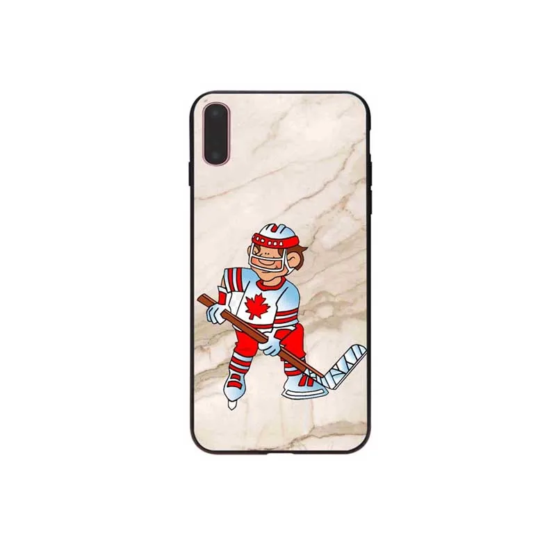 Хоккей спортивные Ice hockeysoft чехол для телефона Apple iPhone 7 Plus 8 6 6S X XS Макс 5 5S SE XR крышка