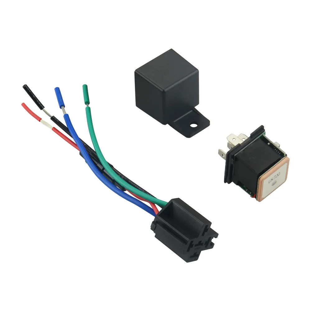 

Relay GPS Tracker LK720 Hidden Design Car GPS Locator Cut Off Fuel GSM GPS Car Tracker Google Map Realtime Track Free platform