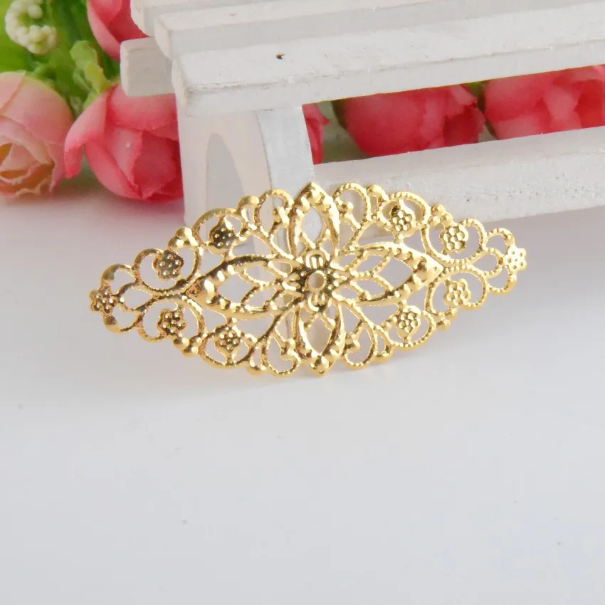 Розничная продажа розничная 50 шт. блестящие разъемы Металлические ремесла