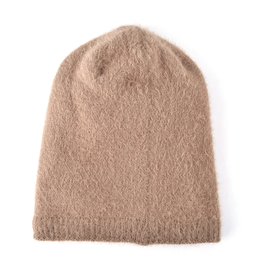 TQMSMY Unisex Bone knitted hats for men winter beanie plush fabric turban Cap men's skullies balaclava caps women warm hat gorro |