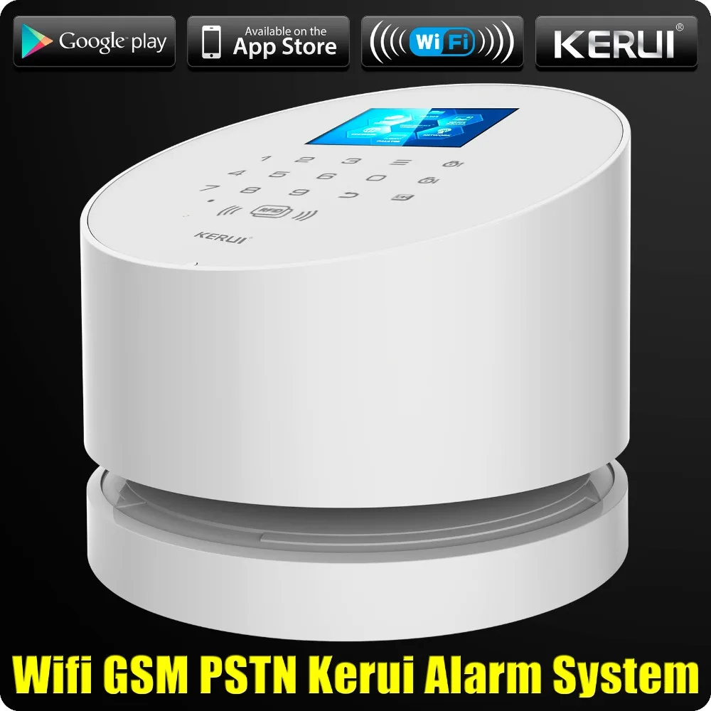 Беспроводная система охранной сигнализации KERUI WiFi GSM PSTN для дома магазина офиса с