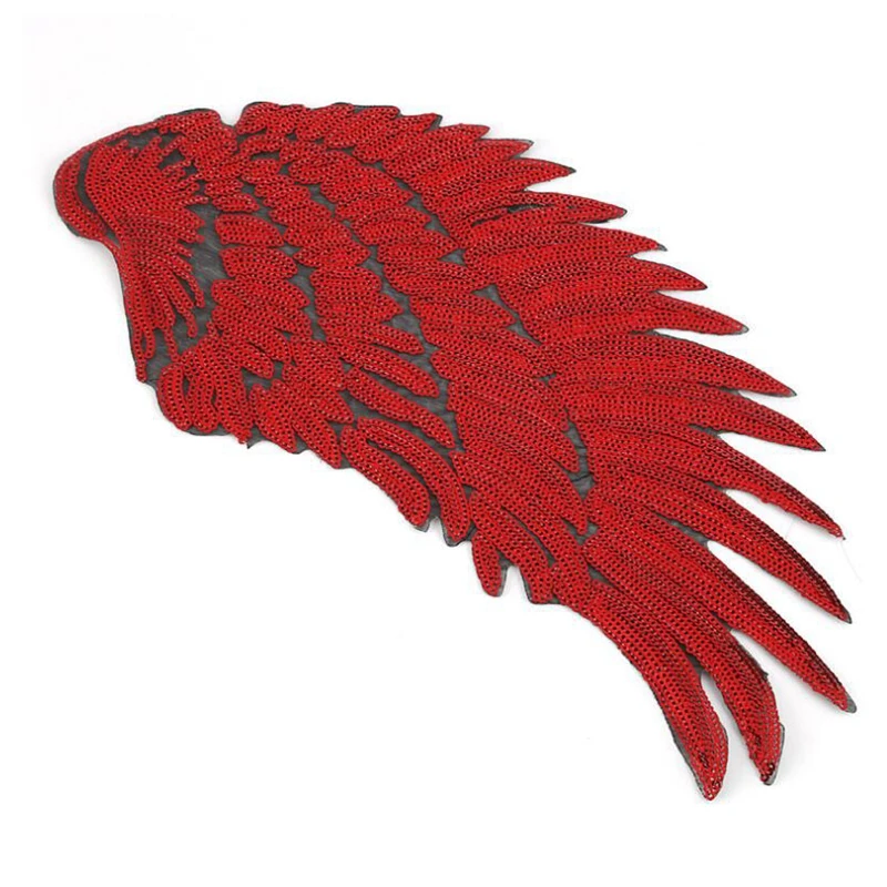 Prajna бесплатно летающие крылья ангела блесток патчи лошадь сердце радуга патч