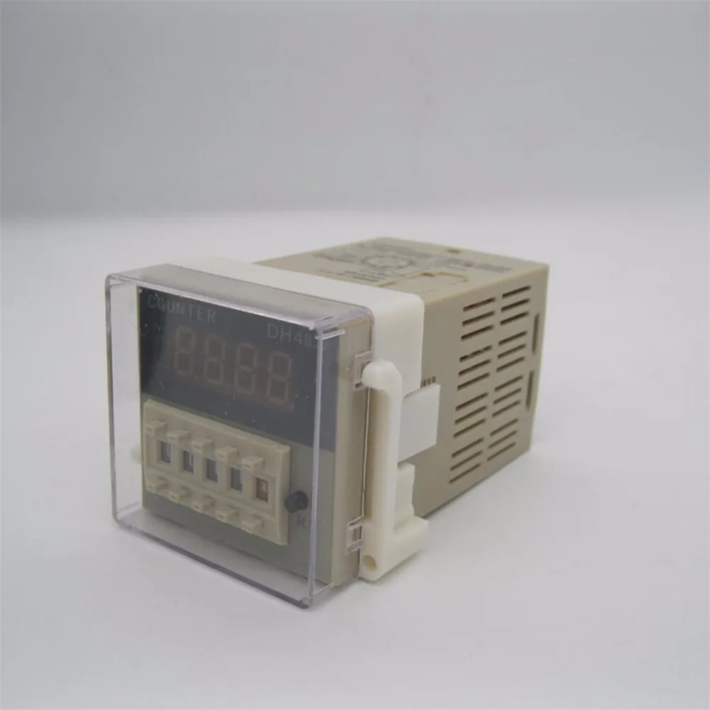DH48J 11A 11 контактный AC 220VAC 12VDC/AC 24VDC/AC контакт/датчик ввода сигнала цифровой счетчик