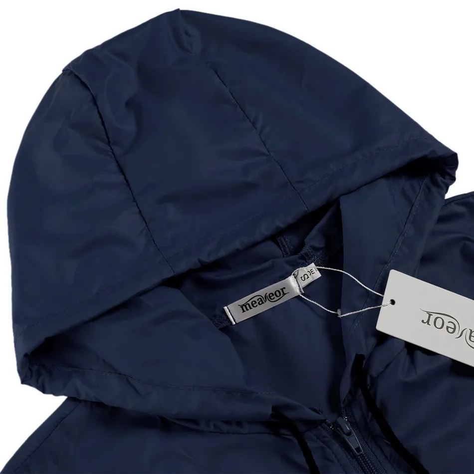 Meaneor осеннее пальто Женская куртка с капюшоном 2017 зимняя тонкая длинным рукавом