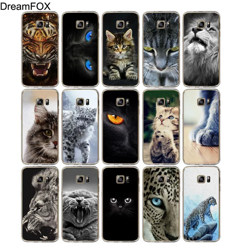 DREAMFOX M437 Леопардовый Тигр Мягкий ТПУ силиконовый чехол для samsung Galaxy Note S 6 7 8 9 10 10e 11
