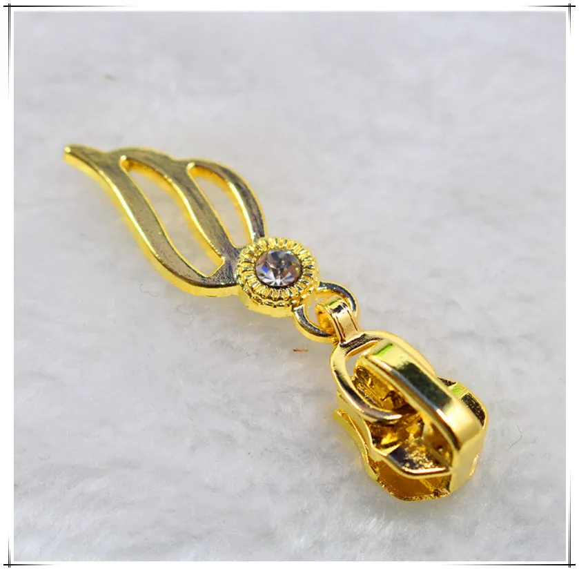 5 шт. # золотые наборы для ремонта молнии металлический слайдер на головка