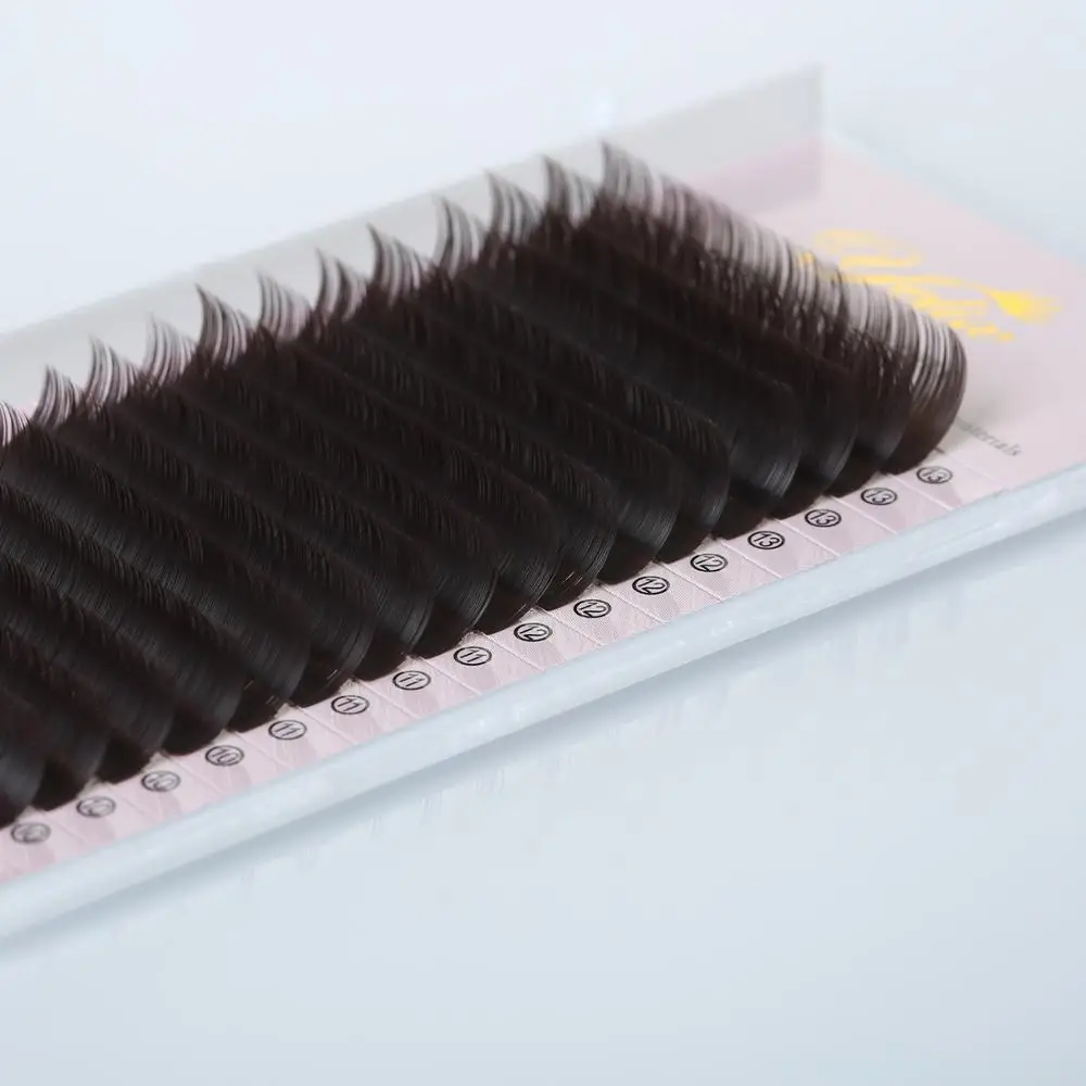 Темно коричневые ресницы Индивидуальные Накладные для наращивания норковые