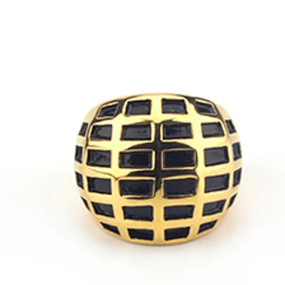 gold Mcllroy, мужское кольцо/золото/черный/титан/нержавеющая сталь/кольцо, мужские винтажные обручальные кольца в стиле панк, anel masculino, подарок на день Святого Валентина - Цвет основного камня: gold