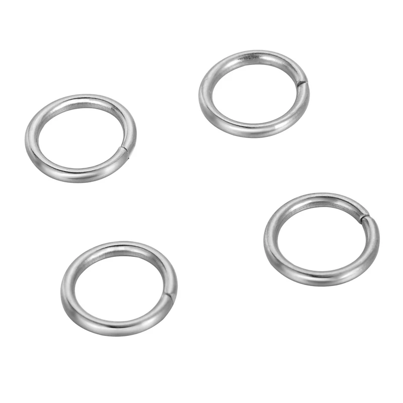Worth Buying!50pcs solid sterling 925 Silver Jump rings 0.8*12mm silver 925 jewerly findings Open Ring