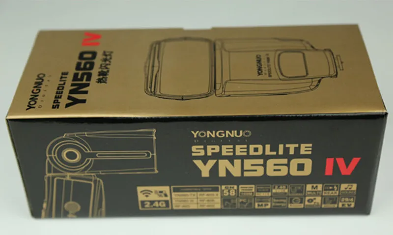 Yongnuo YN560IV YN560 IV 2,4G Беспроводная основная и групповая Вспышка Speedlite для Canon Nikon Pentax стандартный горячий башмак камеры