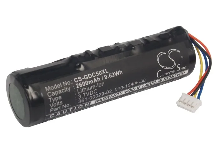 Аккумулятор Cameron Sino 2600mAh 361-00029-02 для Garmin Alpha 100 DC50 GAA002 GAA003 GAA004 T5 TT10 TT15 | Электроника