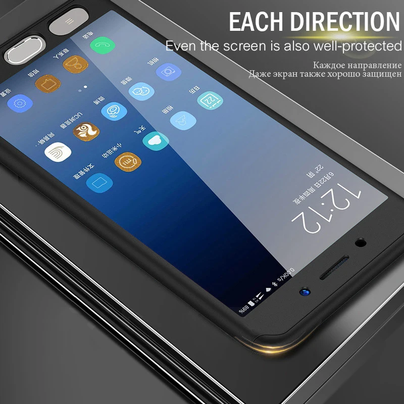360 полный защитный чехол s для samsung Galaxy J2 J5 J7 Prime ультра тонкий жесткий из