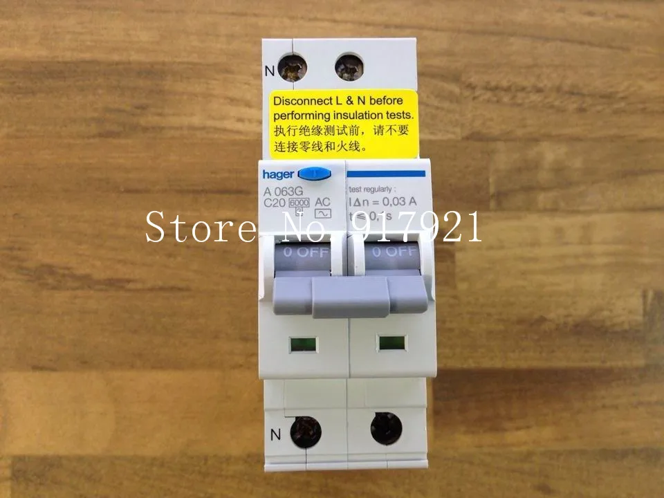 

[ZOB] (store) ORIGINAL A063G 2P20A France Hagrid leakage and overvoltage protection circuit breaker 30MA --5pcs/lot