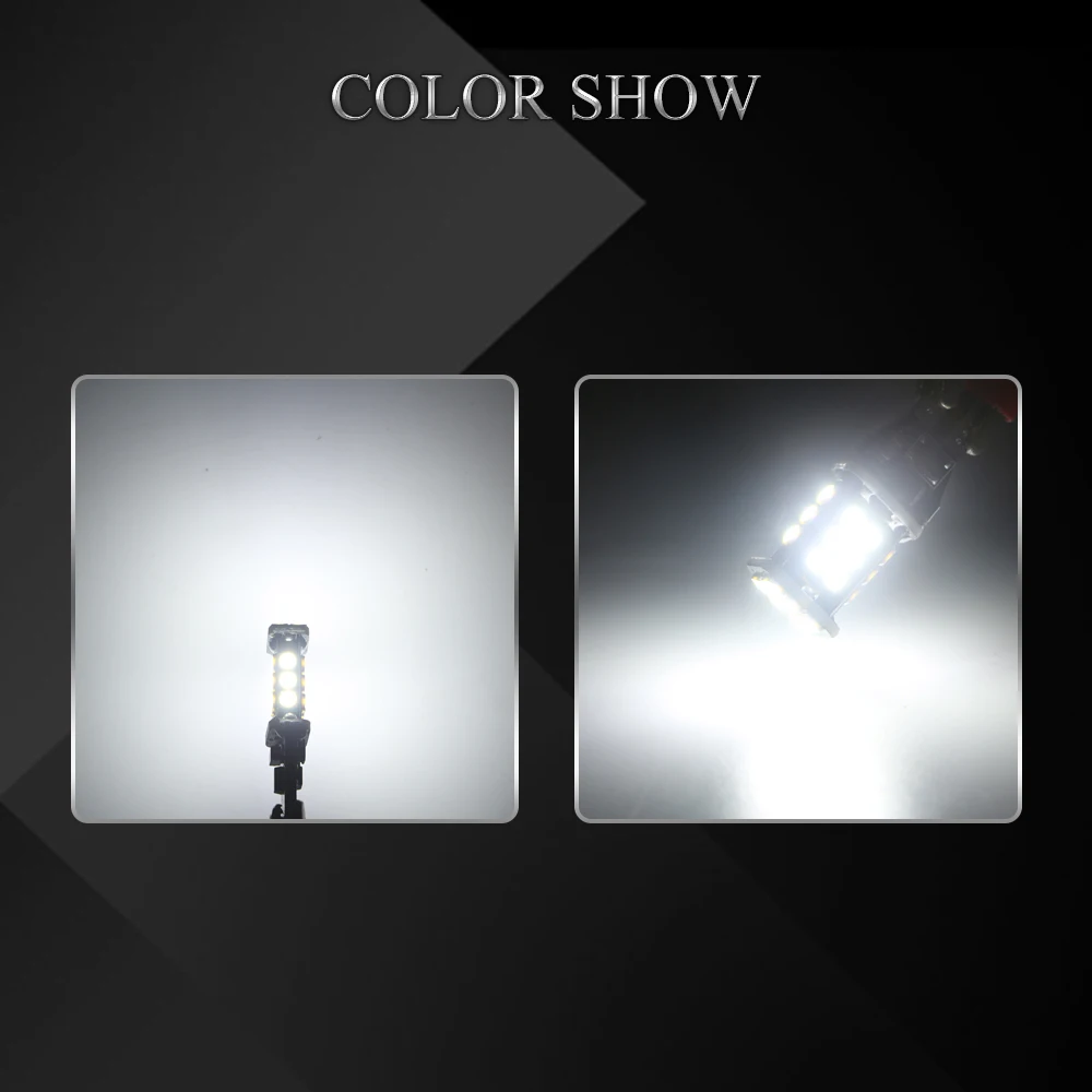 YM E Bright 2 шт. T15 3030 24 SMD 12 В DC Автомобильный интерьер LED Canbus без ошибок автомобильные