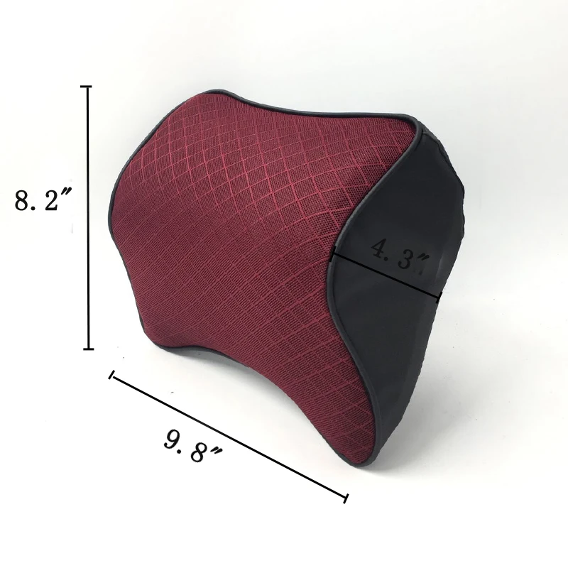 2 PCS Neck Pillow Support Car Seat For Driving Travel Memory Foam Headrest WearResistant Breathable Fine Work |