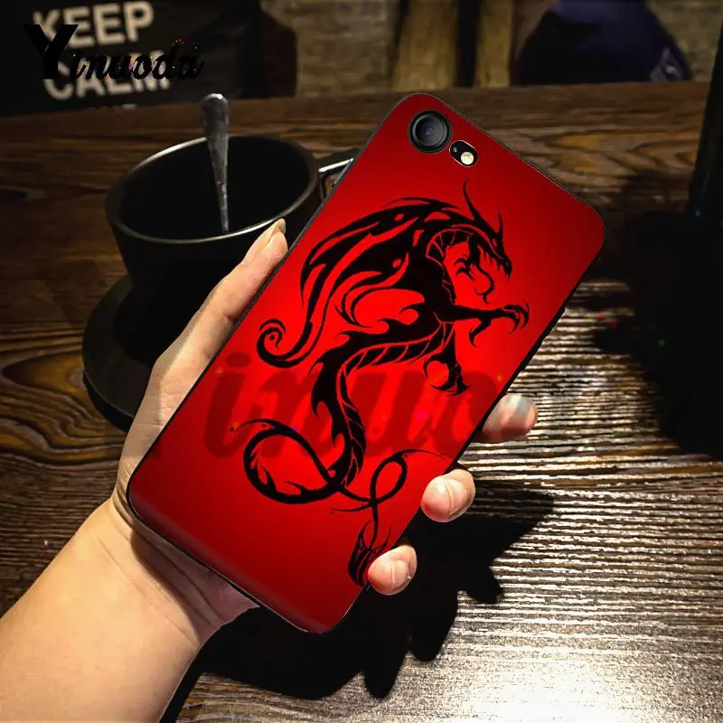 7 Yinuoda для iphone 7 6 X Чехол Китайский Зодиак Дракон Coque Shell DIY красочный чехол для телефона для iphone 7X6 6S 8 Plus X 5 5S SE - Цвет: 7