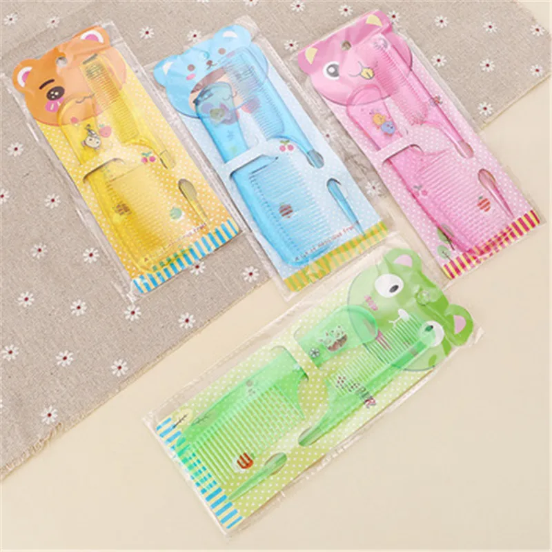 Детская щетка для волос 2 шт./компл. товары ухода за новорожденными портативный