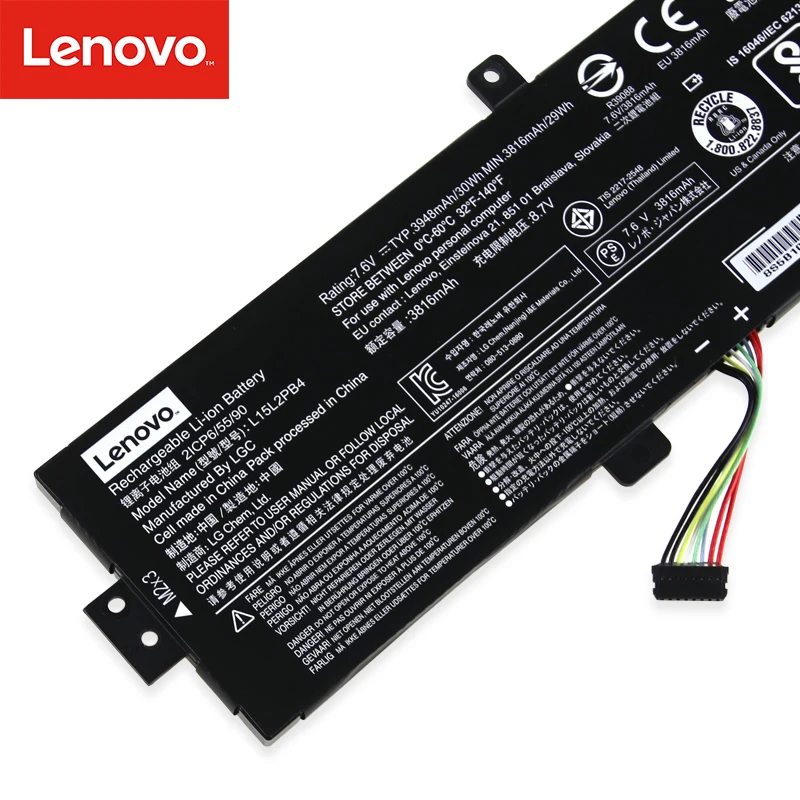 Оригинальный аккумулятор для ноутбука Lenovo IdeaPad 310-15ISK серия 310 7 6 В 30 Вт/ч 3816 мАч