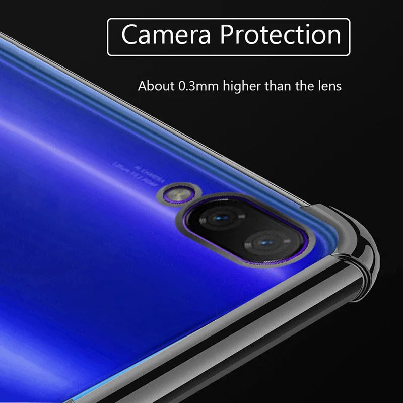 Lainergie чехол для Xiaomi Redmi Note 7 роскошное покрытие чехла водителя мягкий прозрачный